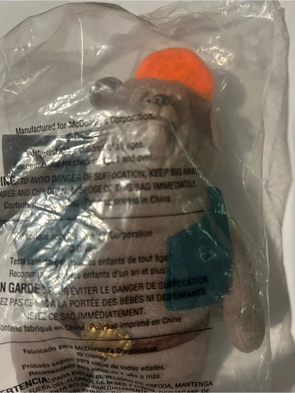 McDonald's Happy Meal Toy #2 Big Al Disney The Country Bears